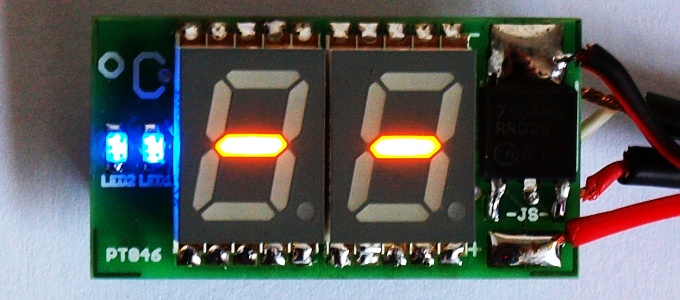 PT046 - Miniaturní digitální SMD teploměr 